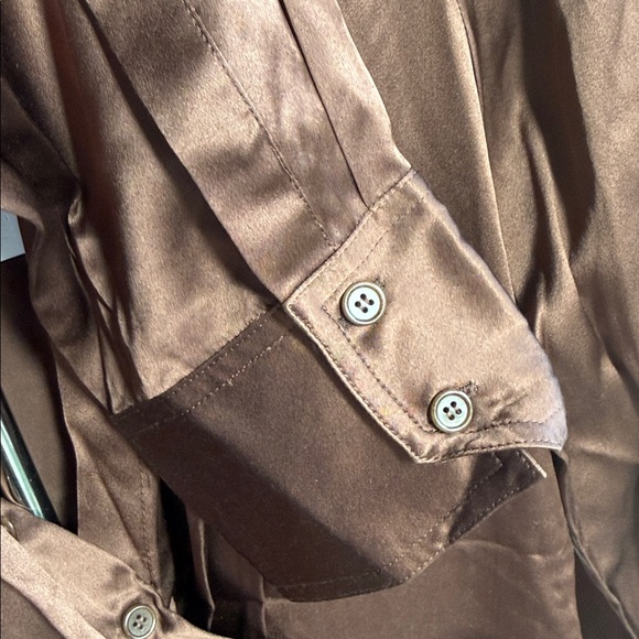 Reformation brown silk mini dress - Picture 6 of 13